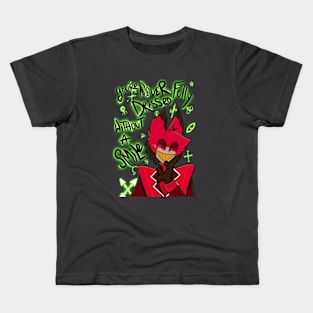 Hazbin Hotel - you’re never fully dressed without a smile Kids T-Shirt